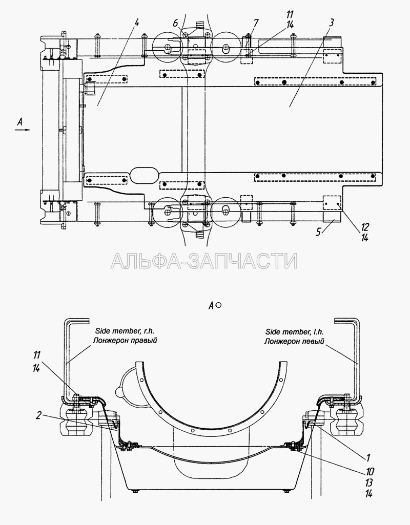 6520-1080010-20 Капотирование нижнее моторного отсека  